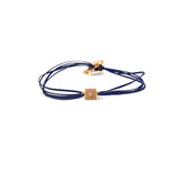 Rough Square Diamond Bracelet 18K